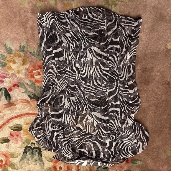 Tatyana zebra rockabilly blouse XS - Picture 2 of 3